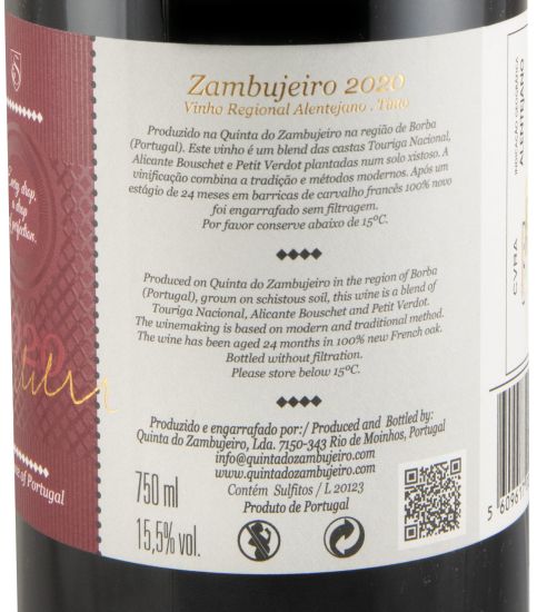 2020 Zambujeiro red