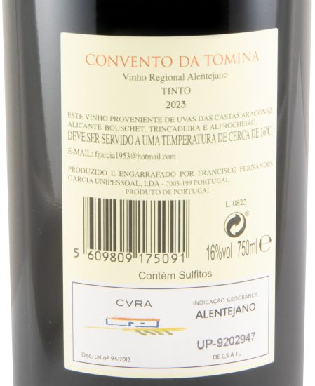 2023 Convento da Tomina tinto