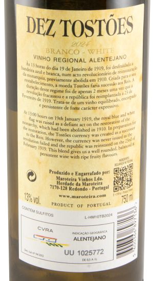 2024 Herdade da Maroteira Dez Tostões white