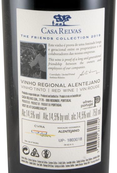 2019 Casa Relvas Friends Collection red