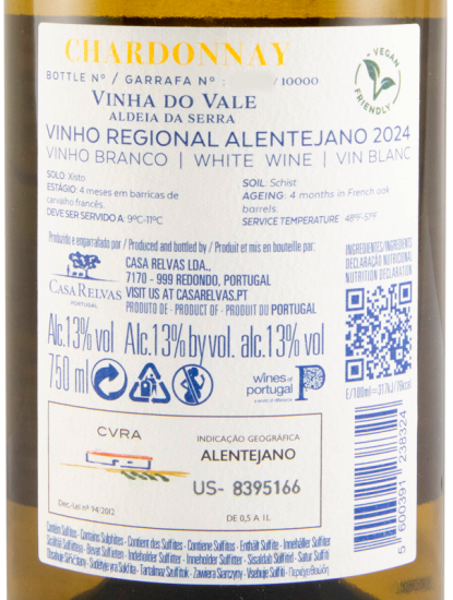 2024 Casa Relvas Chardonnay branco