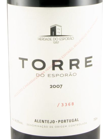 2007 Esporão Torre red