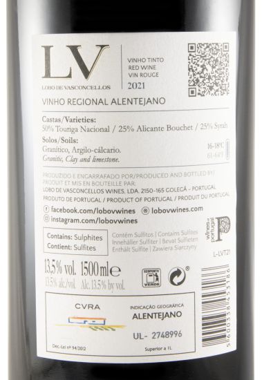 2021 Lobo de Vasconcellos LV red 1.5L