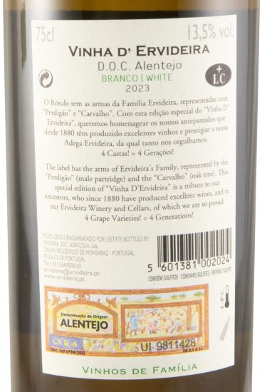 2023 Vinha D'Ervideira white