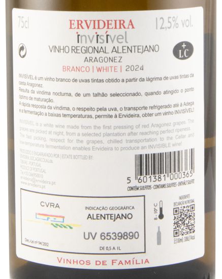 2024 Invisível Aragonez white