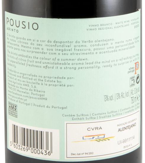 2023 Pousio Arinto branco