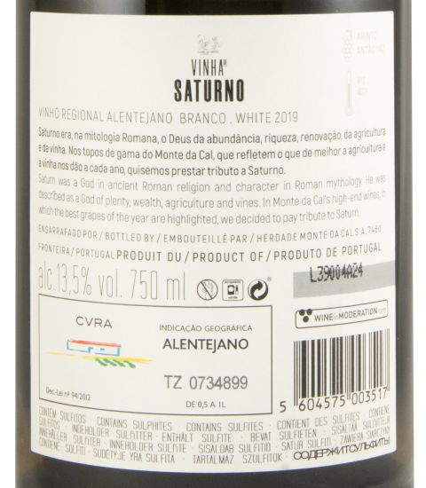 2019 Vinha de Saturno branco