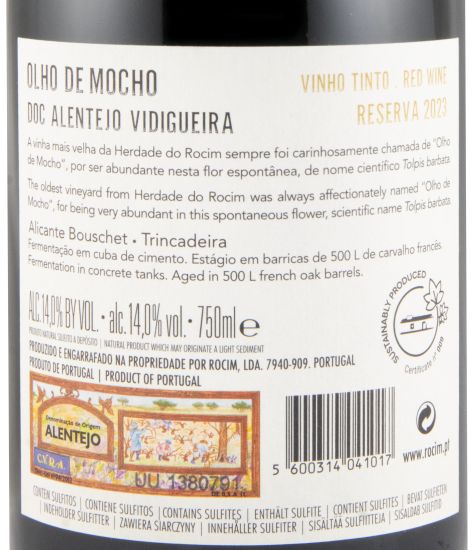 2023 Herdade do Rocim Olho de Mocho Reserva tinto