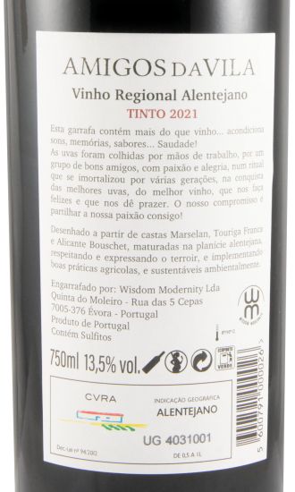 2021 Amigos da Vila tinto