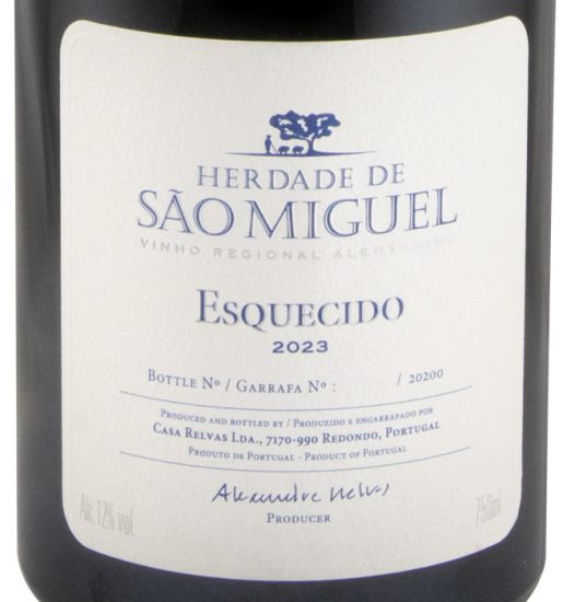 2023 Herdade de São Miguel Esquecido branco