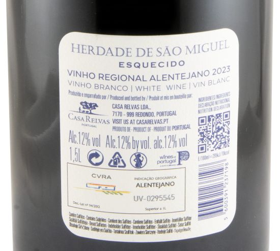 2023 Herdade de São Miguel Esquecido white 1.5L
