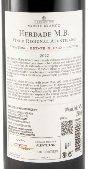2022 Herdade M.B. Estate Blend red