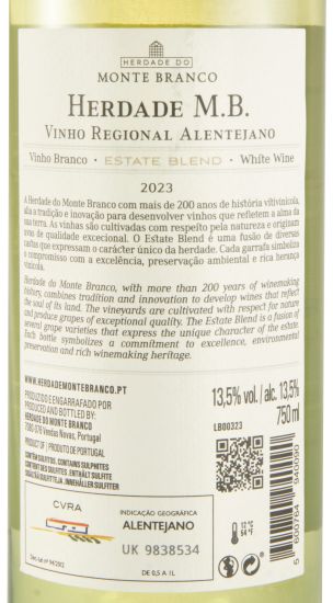 2023 Herdade M.B. Estate Blend white