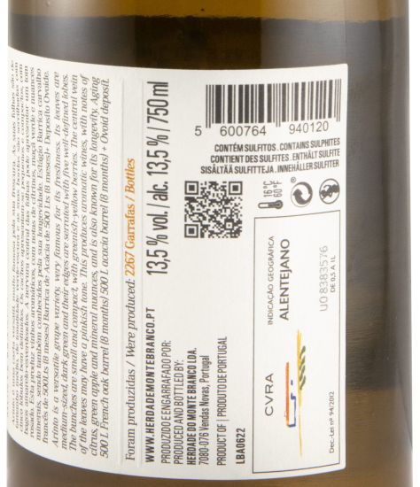 2022 Herdade M.B. Arinto white