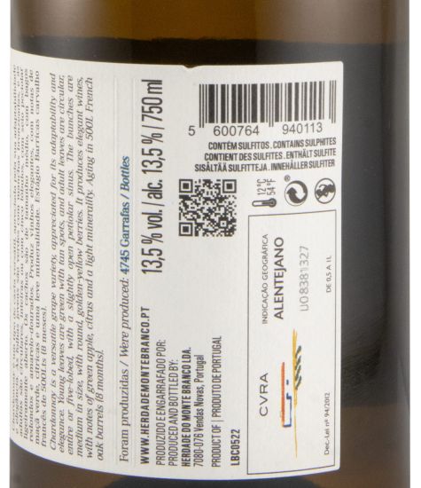 2022 Herdade M.B. Chardonnay white
