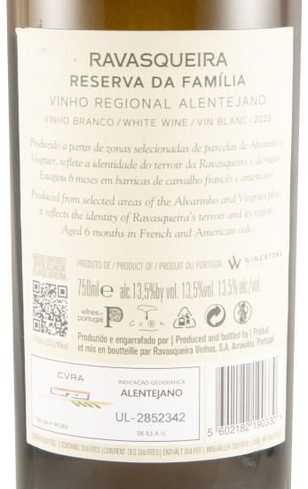 2023 Ravasqueira Reserva da Família white