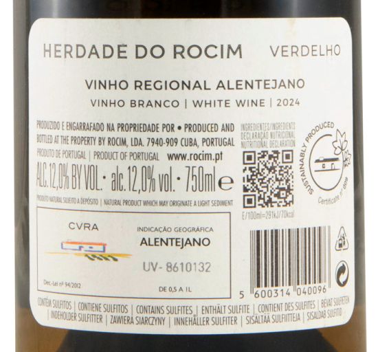 2024 Herdade do Rocim Verdelho branco