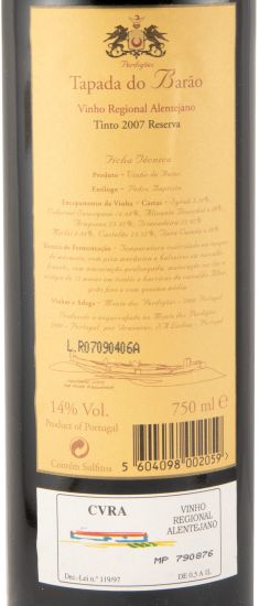 2007 Perdigões Confraria de Santiago Reserva red