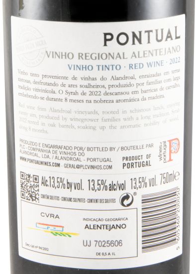 2022 Pontual Syrah red