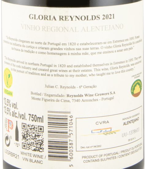 2021 Gloria Reynolds branco