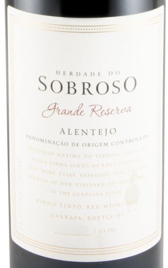 2022 Herdade do Sobroso Grande Reserva red