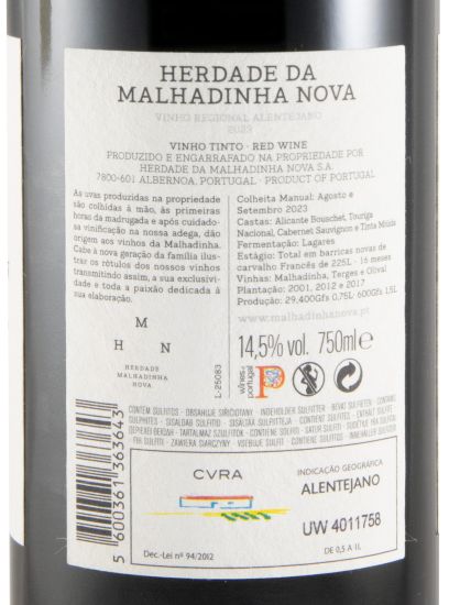2023 Malhadinha tinto