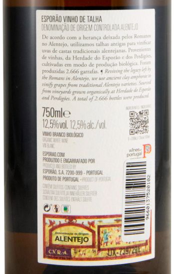 2024 Esporão Vinho de Talha organic white