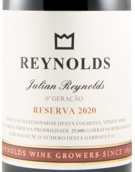 2020 Julian Reynolds Reserva red