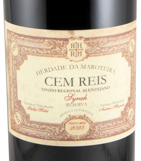 2023 Herdade da Maroteira Cem Reis Syrah Reserva tinto