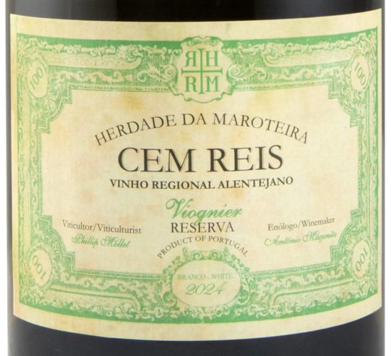 2024 Herdade da Maroteira Cem Reis Viognier Reserva white