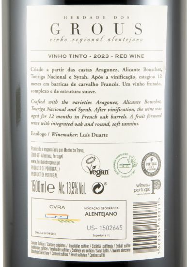 2023 Herdade dos Grous tinto 1,5L