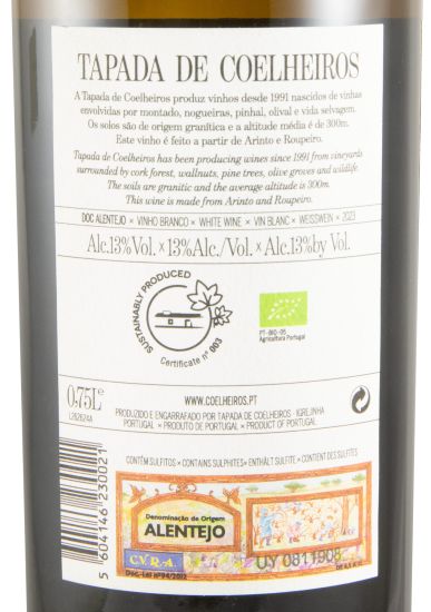2023 Tapada de Coelheiros organic white