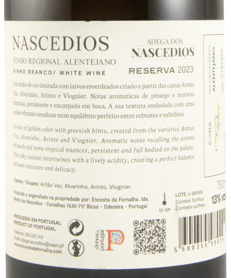 2023 Nascedios Terroir Reserva white