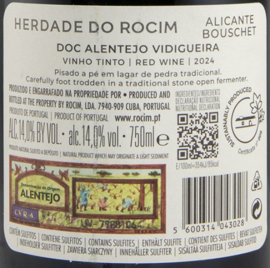 2024 Herdade do Rocim Alicante Bouschet tinto