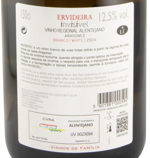2024 Invisível Aragonês branco 1,5L