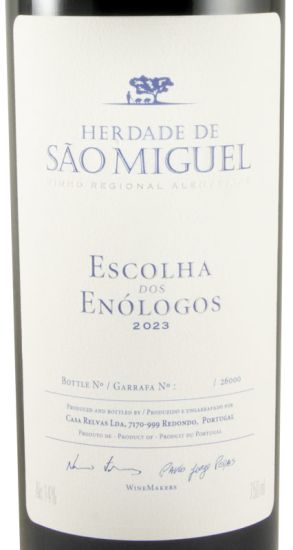 2023 Herdade de São Miguel Escolha dos Enólogos tinto