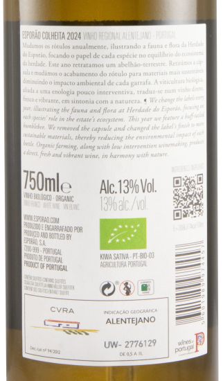 2024 Esporão Colheita organic white