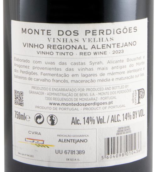 2023 Monte dos Perdigões Vinhas Velhas red
