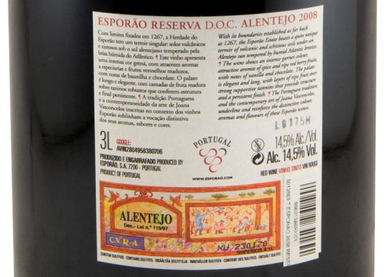 2008 Esporão Reserva red 3L