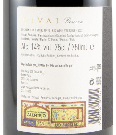 2022 DIVAI Reserva red