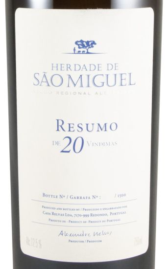 Herdade de São Miguel 2005-2024 Resumo de 20 Vindimas branco