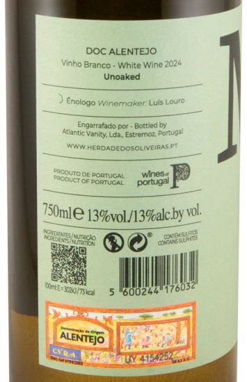 2024 Herdade dos Oliveiras Moz branco