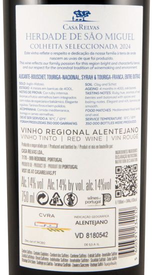 2024 Herdade de São Miguel Colheita Seleccionada red