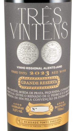 2023 Herdade Fonte Paredes Três Vinténs Grande Reserva tinto