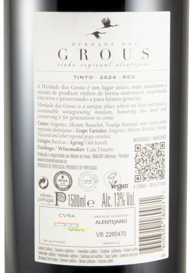 2024 Herdade dos Grous tinto 1,5L