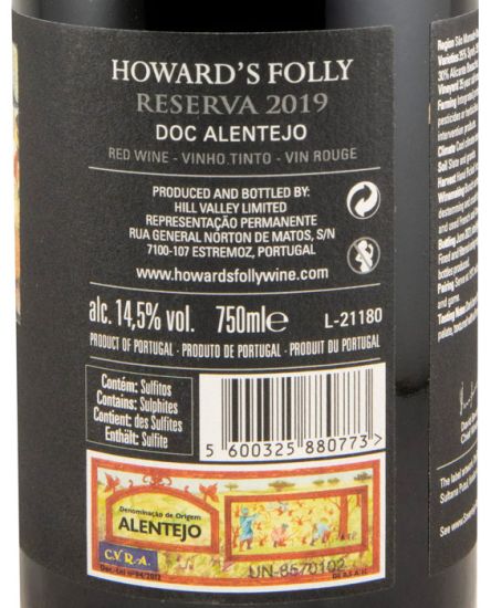 2019 Howard's Folly Reserva red