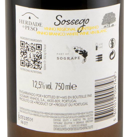 2024 Herdade do Peso Sossego white