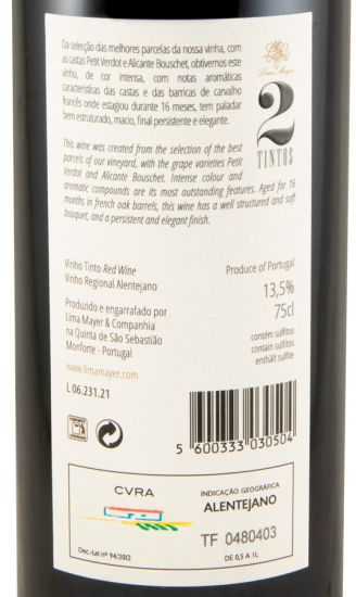 2016 Lima Mayer 2 Tintos tinto