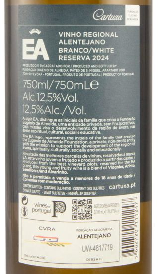 2024 Fundação Eugénio de Almeida EA Reserva branco