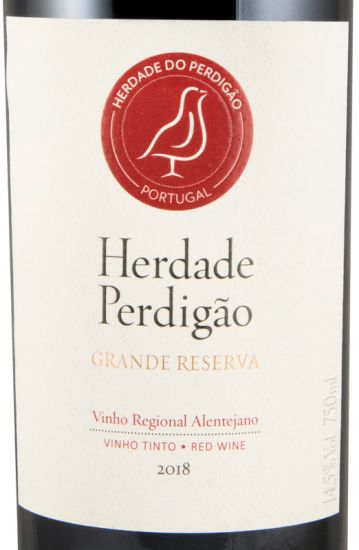 2018 Herdade do Perdigão Grande Reserva red